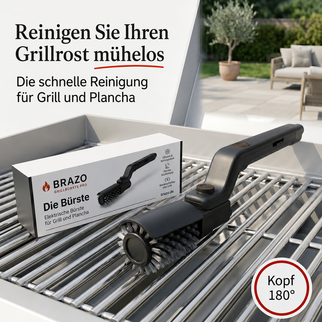 Brazlo Elektrische Grillbürste